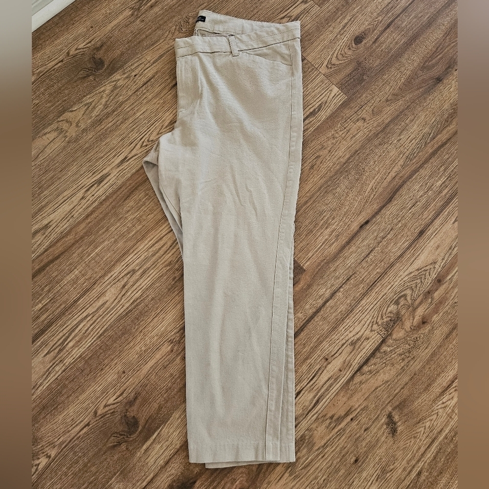 GAP womens capri sz 18 slim city crop beige plus size